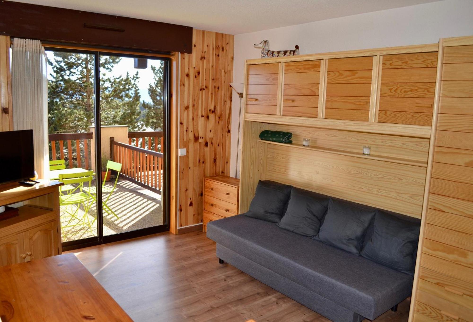 Studio Cabine Chaleureux A Pyrenees 2000 - Wifi Et Parking Prive Bolquere Pyrenees 2000 Εξωτερικό φωτογραφία